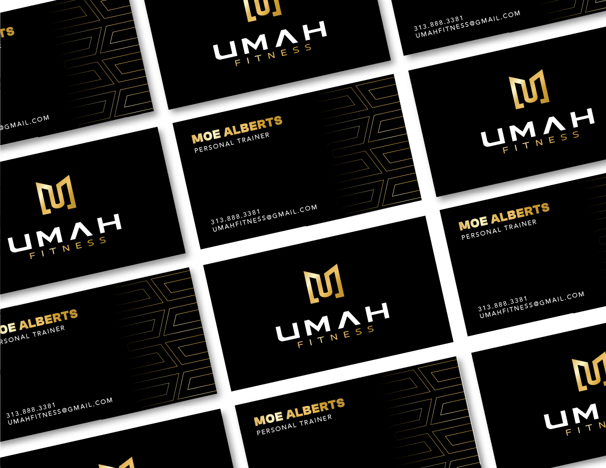 alt tag umah fitness busines card design