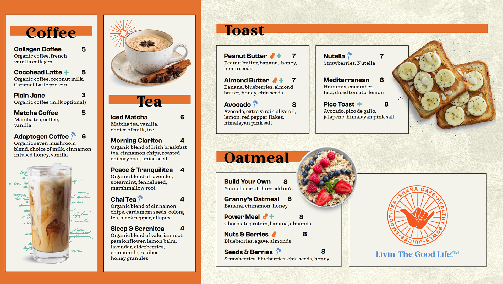 shake cafe howell menu