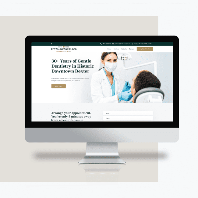 dentist website